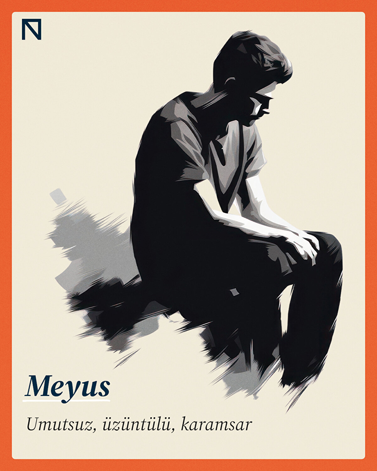 Umutsuz, üzüntülü, karamsar