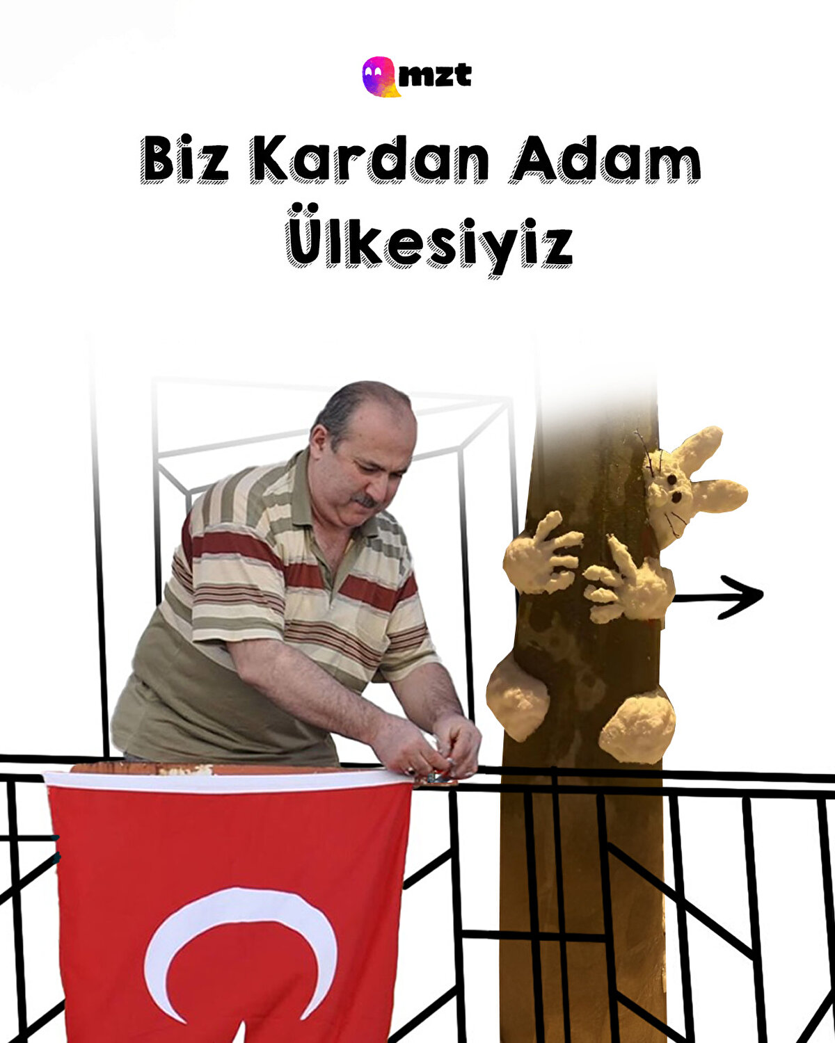 Biz kardan adam ülkesiyiz