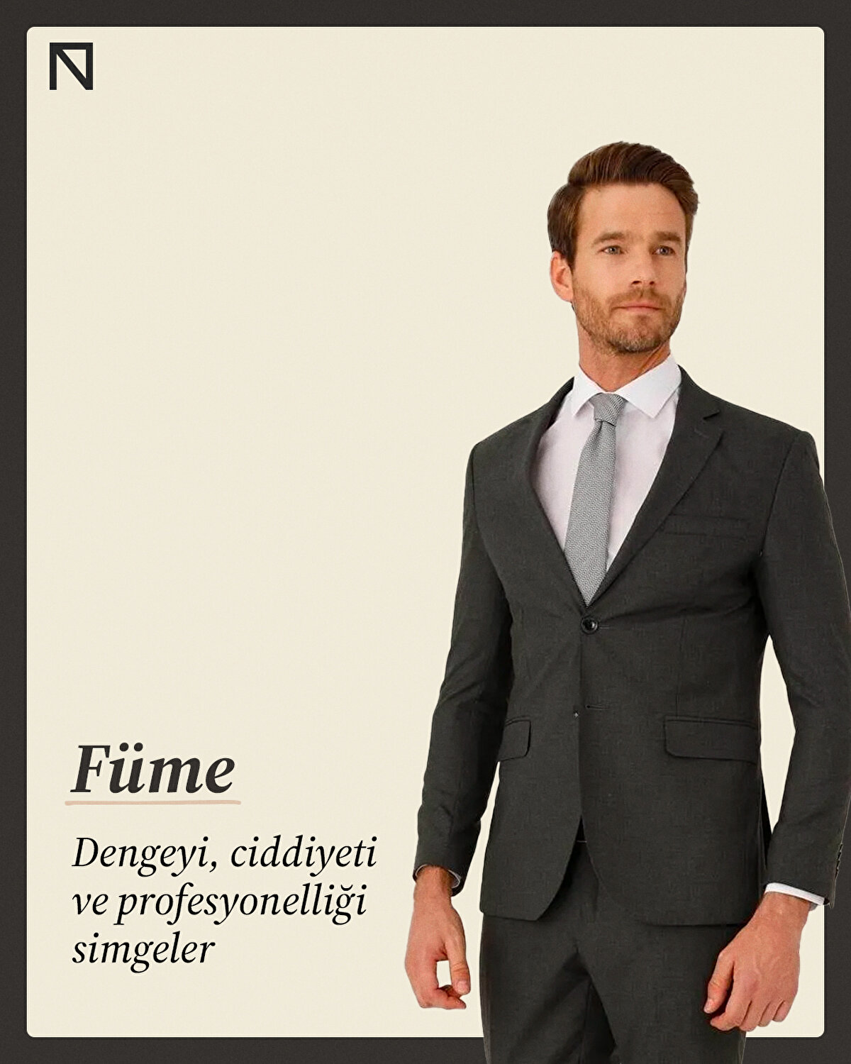 Dengeyi, ciddiyeti ve profesyonelliği simgeler