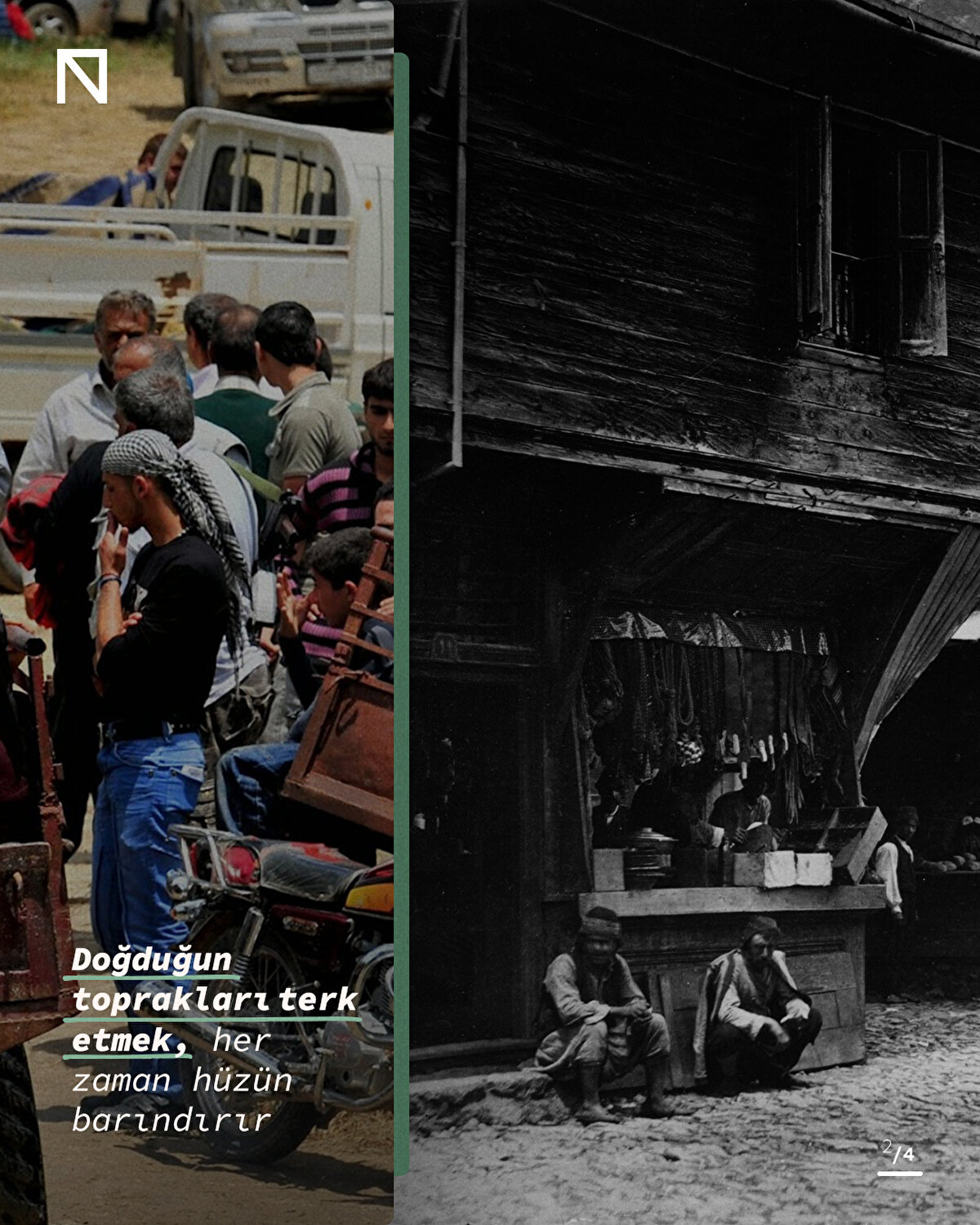 Doğduğun toprakları terk etmek, her zaman hüzün barındırır