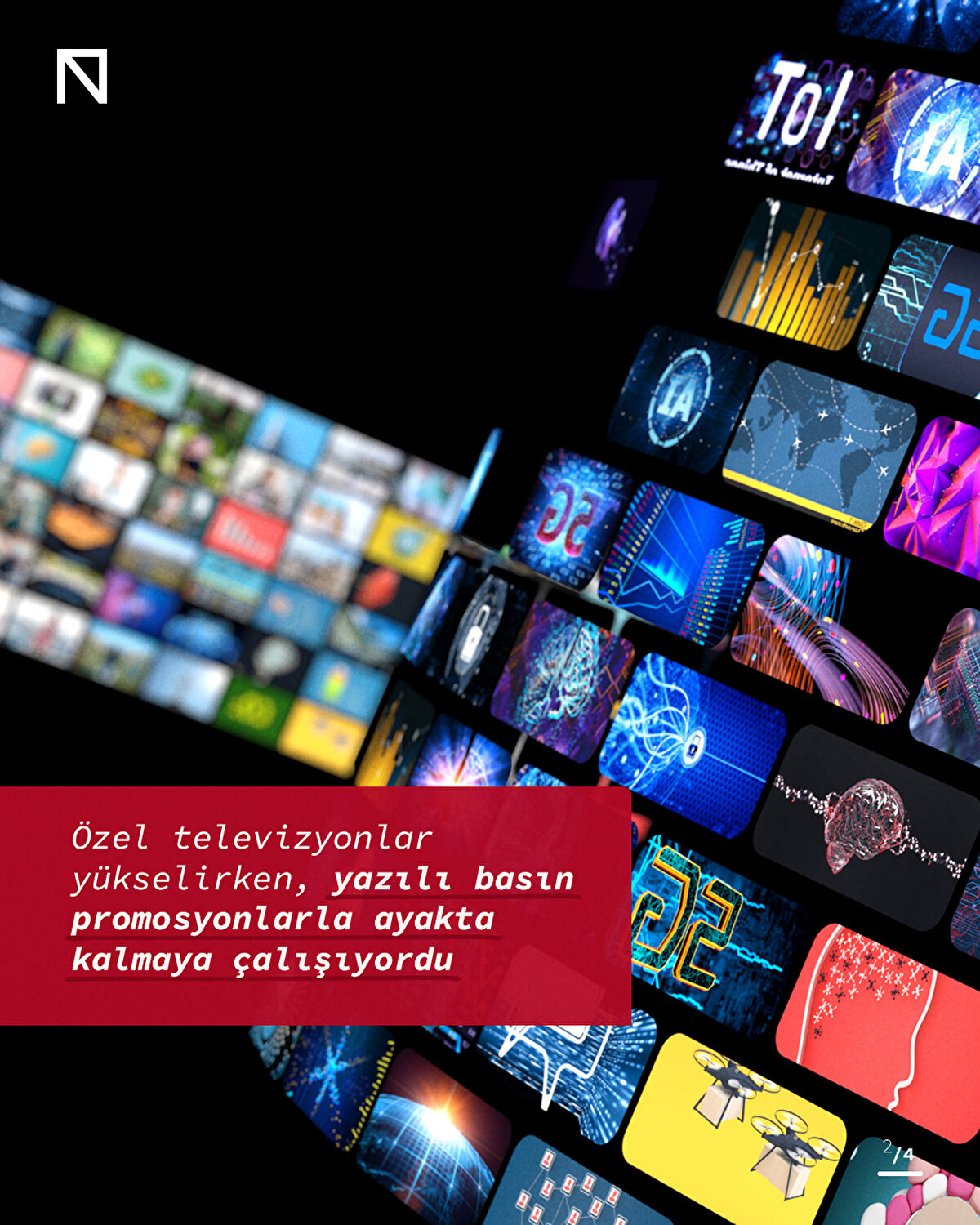 Özel televizyonlar yükselirken, yazılı basın promosyonlarla ayakta kalmaya çalışıyordu