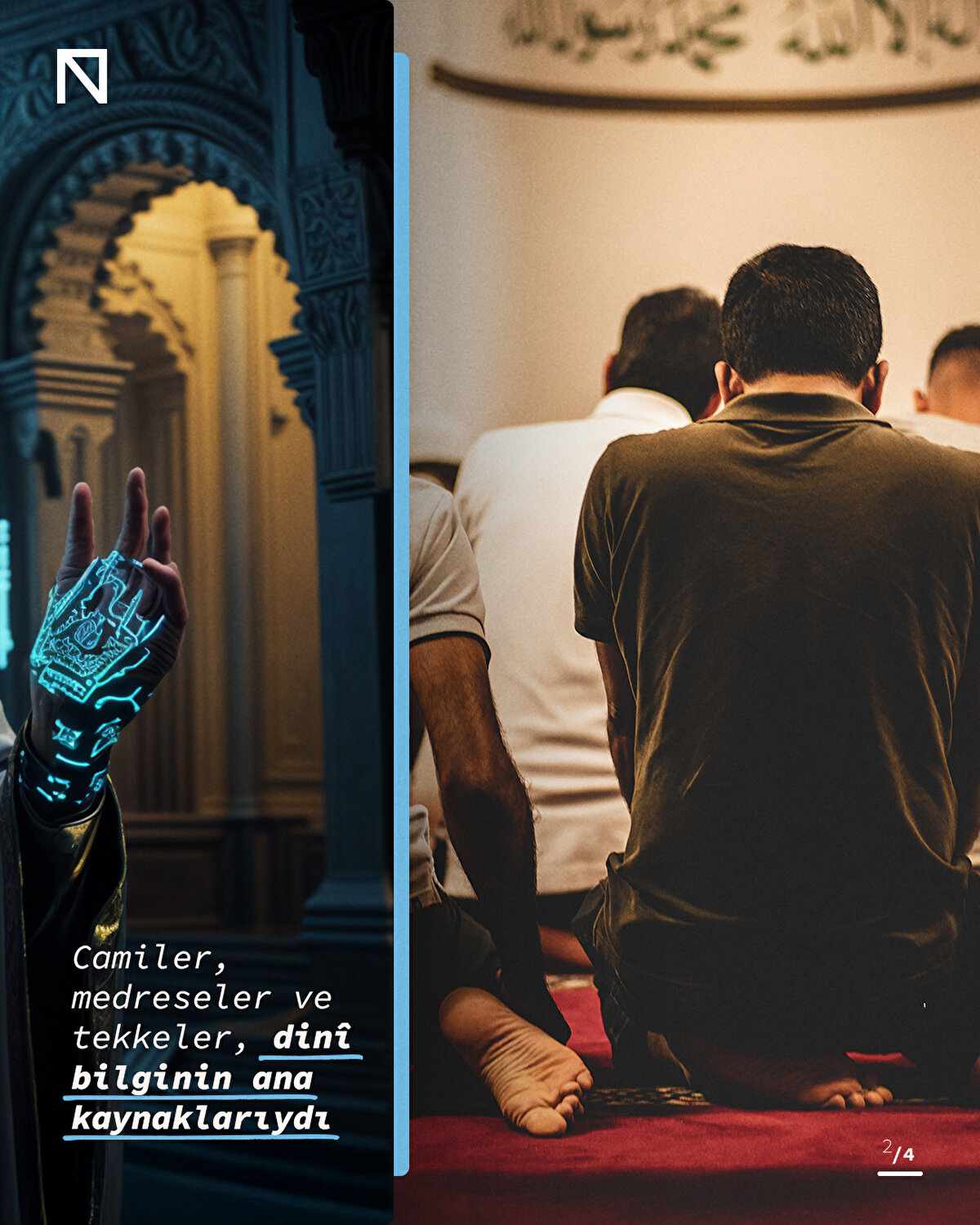 Camiler, medreseler ve tekkeler, dinî bilginin ana kaynaklarıydı