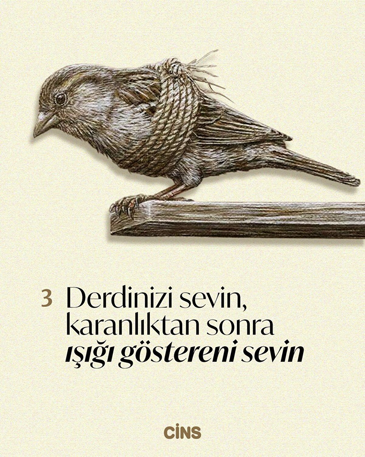 3 Derdinizi sevin karanlıktan sonra ışığı göstereni sevin