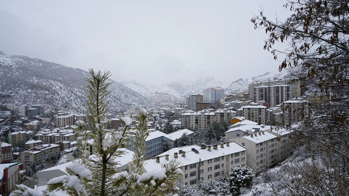 Gümüşhane: Karla karışık yağmur etkili olacak.