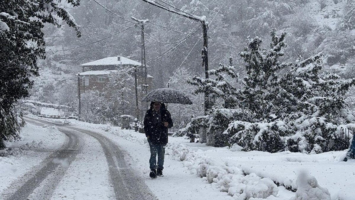 Rize: Karla karışık yağmur etkili olacak.