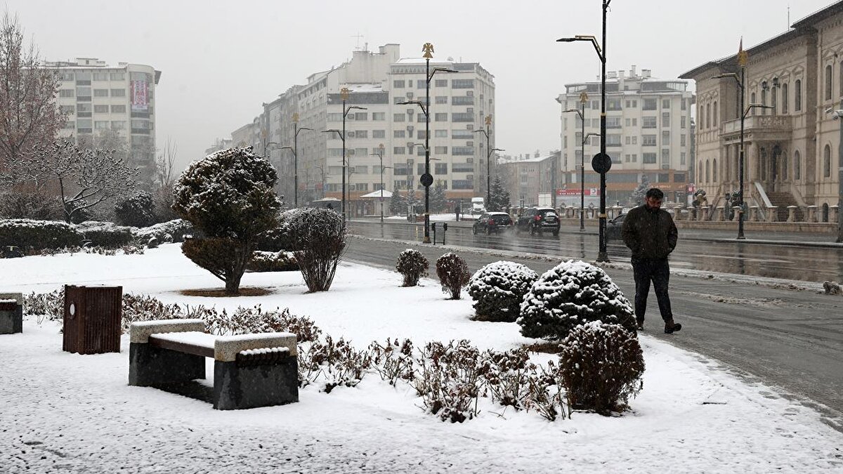 Sivas: Karla karışık yağmur etkili olacak.