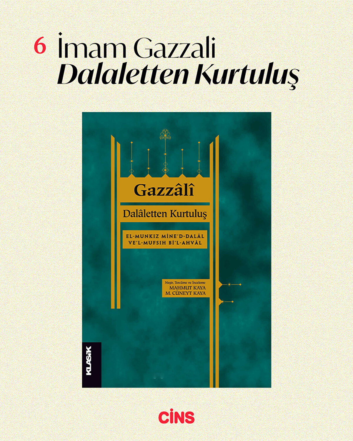 İmam Gazzali<br><br>Dalaletten Kurtuluş