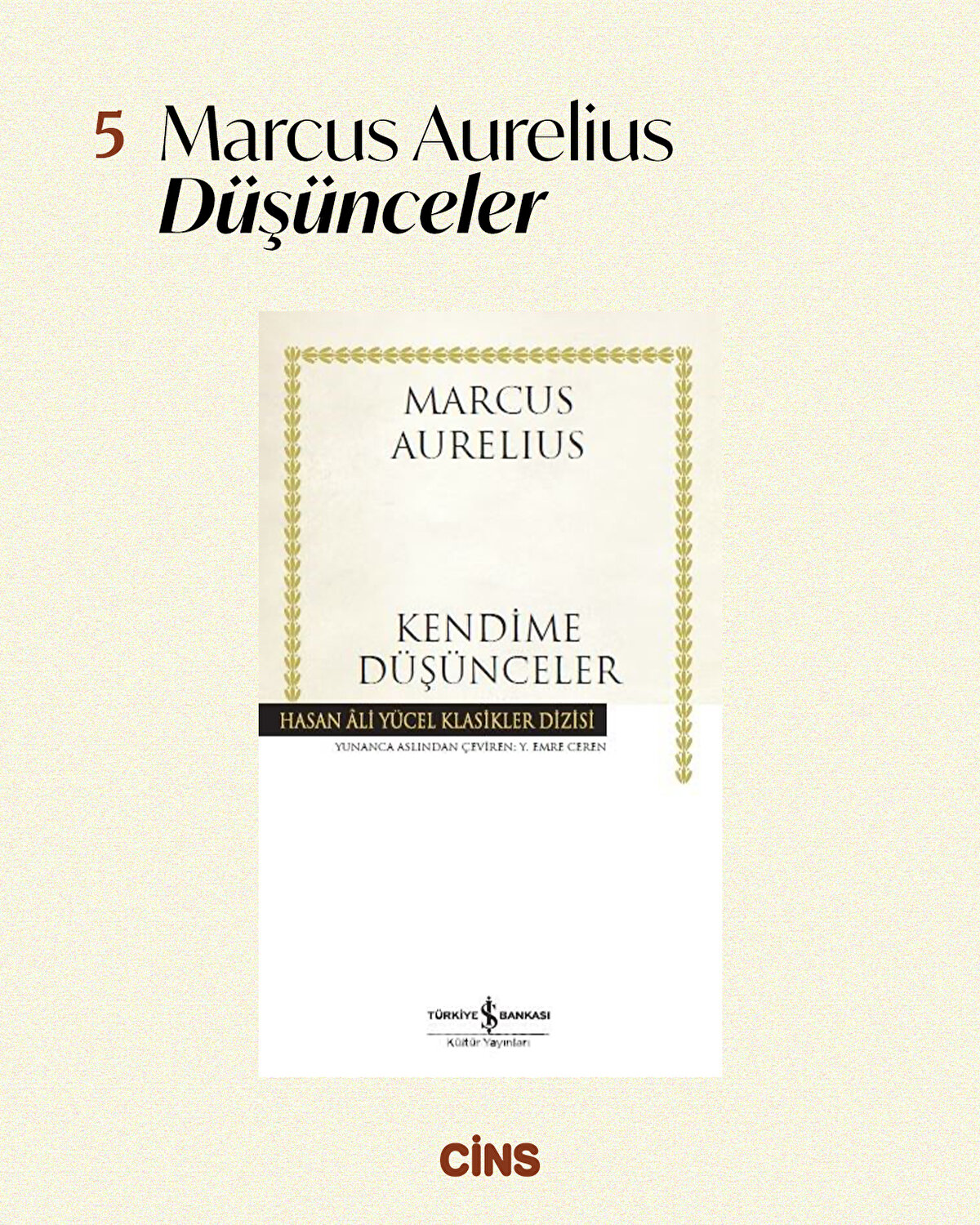 Marcus Aurelius <br><br>Düşünceler