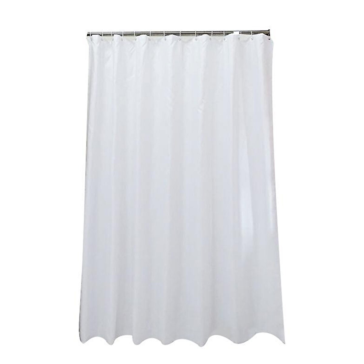 Duş perdeleri ve astarları:<br>Sokolowski, "Sabun köpüğü ve küfü gidermek için plastik astarları ve kumaş perdeleri çamaşır makinesine atın" diyor ve şunu ekliyor: "Ekstra ovma gücü için birkaç havlu ekleyebilirsiniz."<br><br>Özel talimatlar: Kanatlar malzemeyi yırtabileceğinden veya parçalayabileceğinden, plastik astarları orta karıştırıcılı çamaşır makinelerinde yıkamaktan kaçının.<br>