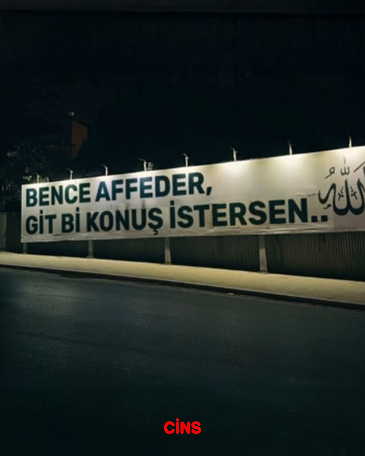 Bence affeder, git bir konuş istersen