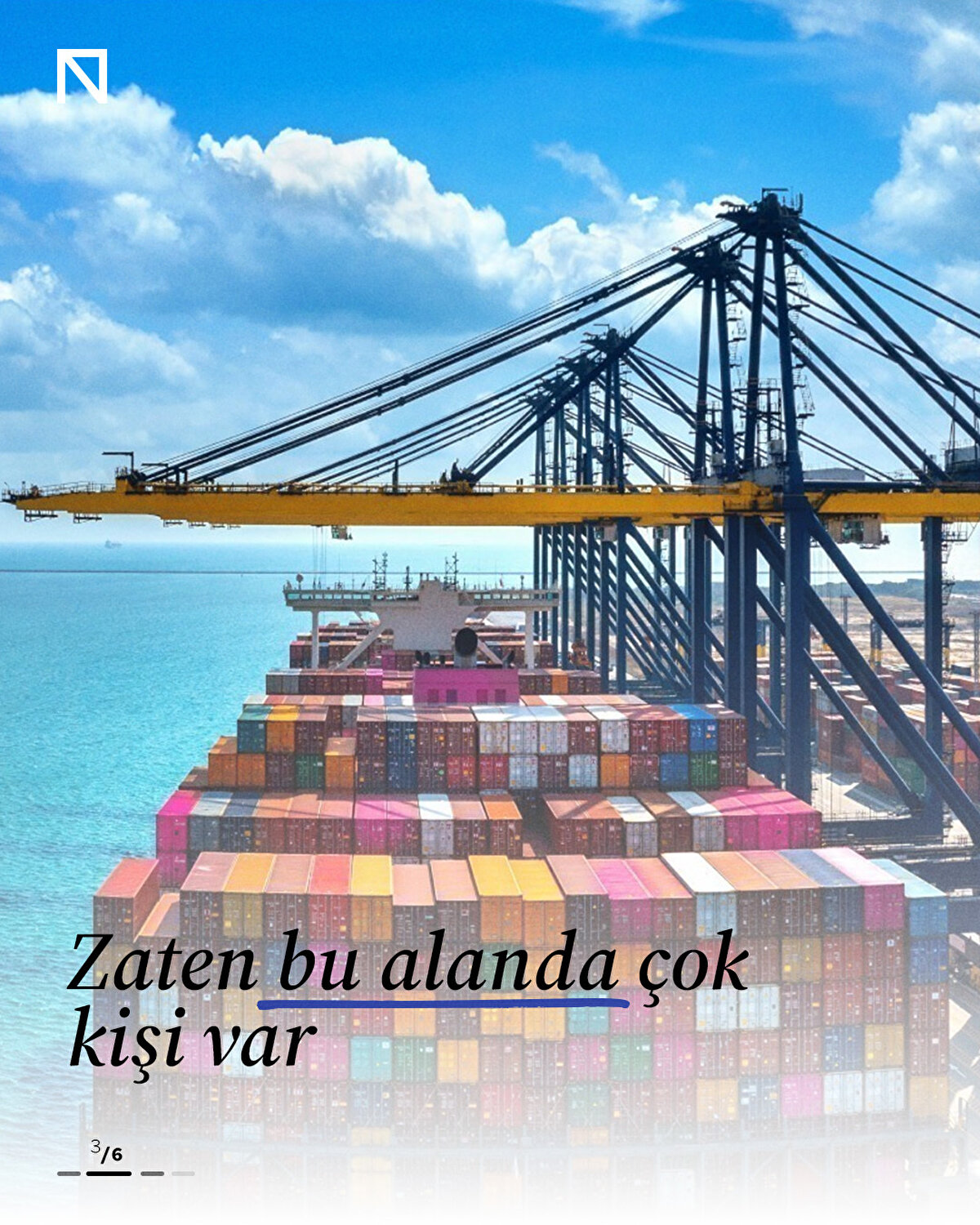 Zaten bu alanda çok kişi var