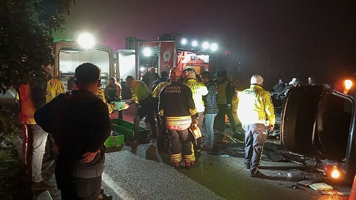 Çarşamba ilçe Kaymakamı Mehmet Kamil Sağlam olay yerine gelerek incelemelerde bulundu.