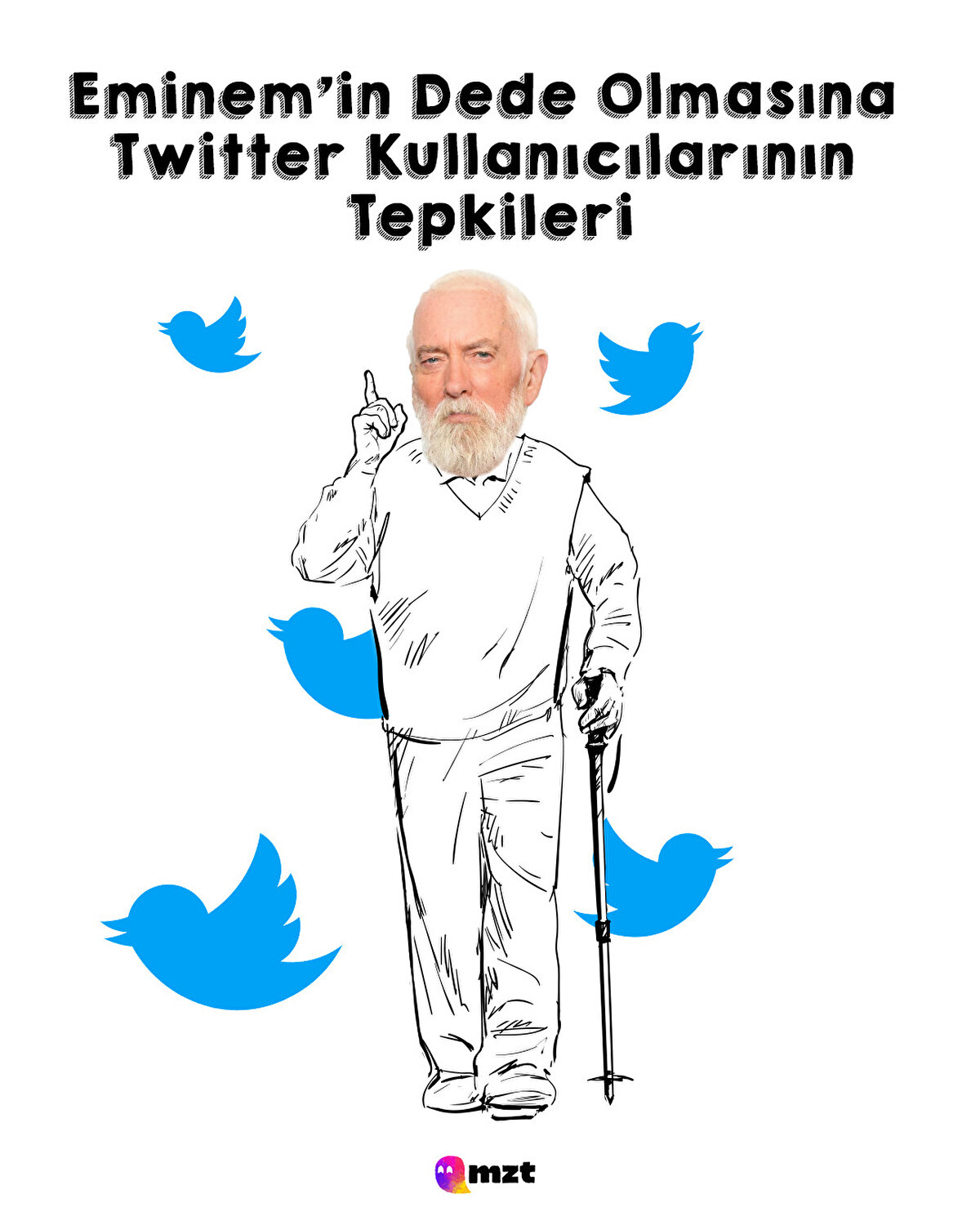 Eminem'in dede olmasına Twitter kullanıcılarının tepkileri