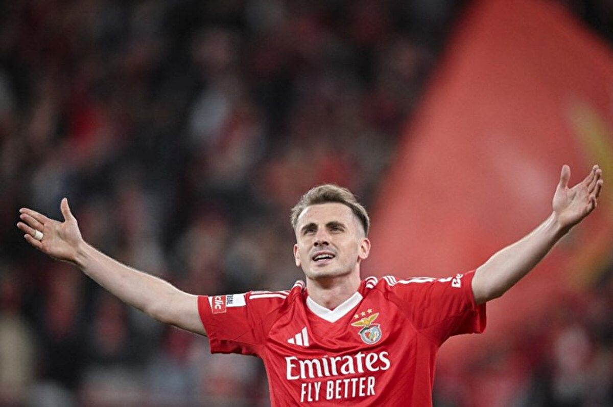 Kerem Aktürkoğlu bu sezon Benfica formasıyla 42 maça çıktı.<br>