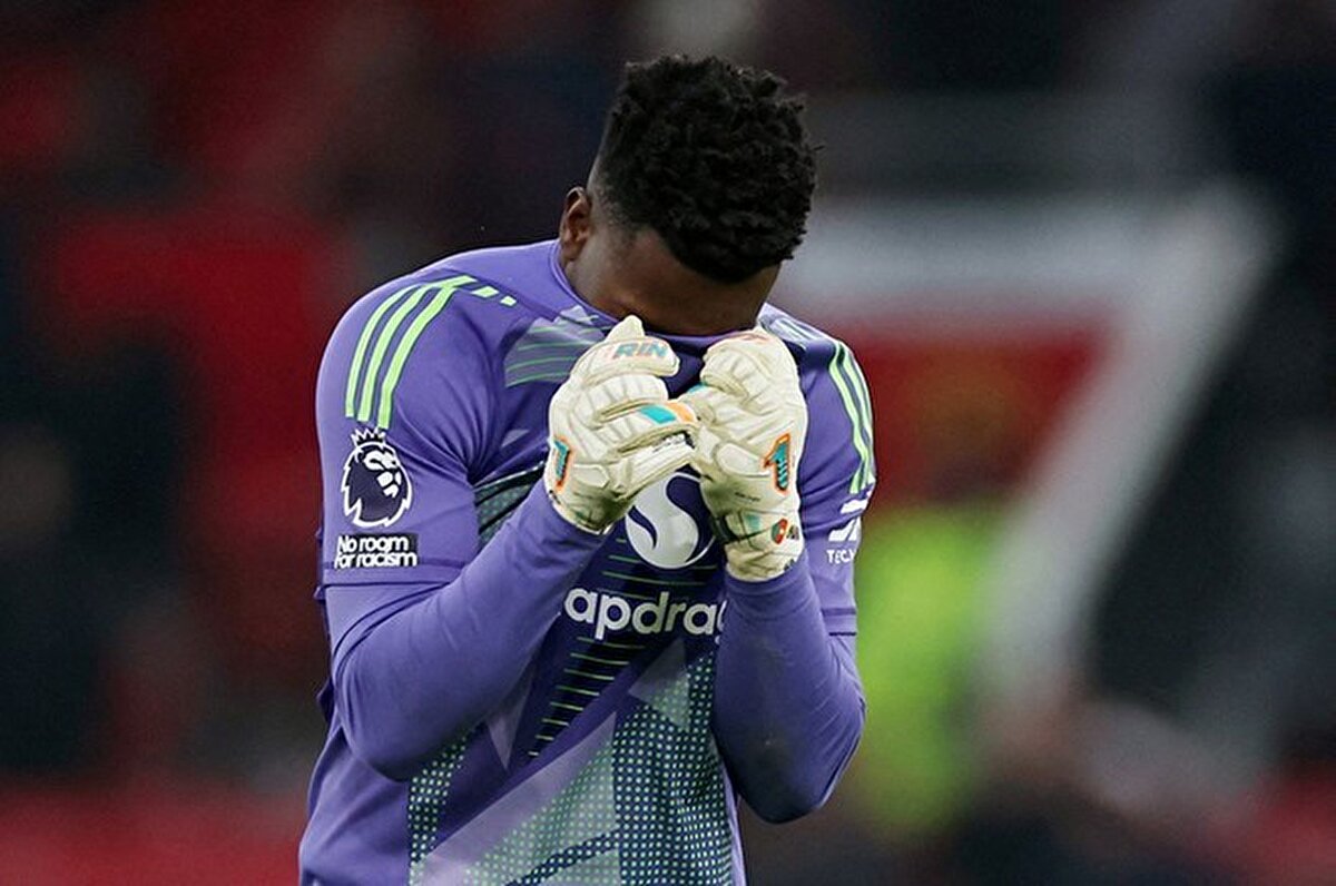 Andre Onana geçen sezon Manchester United'da İngiltere Kupası'nı kazandı
