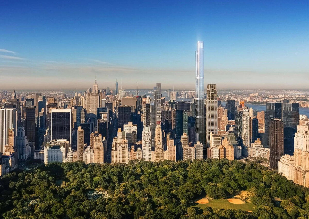 Dünya rekoru Manhattan'da<br><br>Burj Khalifa'nın dışında, Manhattan'daki Central Park Tower'da bulunan bir çatı katı şu anda dünyanın en yüksek konutu rekorunu elinde tutuyor. Daire, New York City'nin 1.416 fit yukarısında duran 129. katta yer almaktadır.