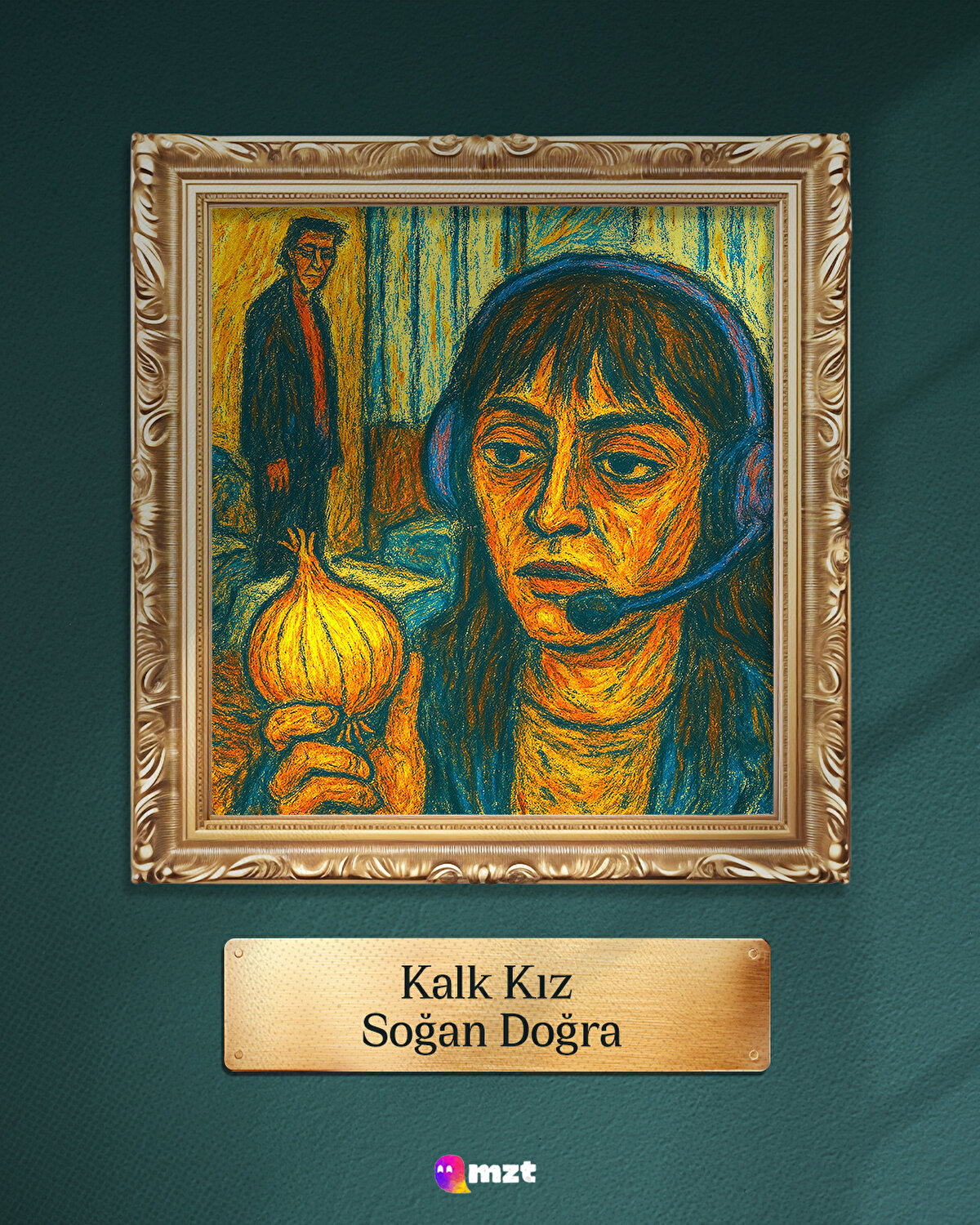 Kalk kız soğan doğra