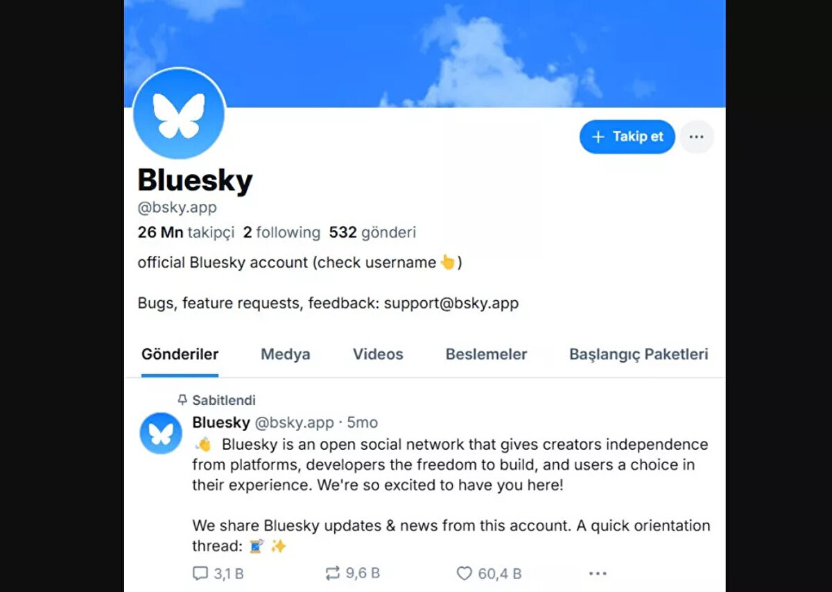 Hükümetler Bluesky'da hesap sildiremez mi?<br>Öte yandan, Bluesky'de aktif olarak kullanılan PDS sayısı hakkında kesin bir veri yok. Ancak Mastodon'dan daha az sayıda sunucuya sahip olduğu düşünülüyor. Bu durumun da Bluesky'ın ulaşmaya çalıştığı tam merkeziyetsizlik önünde ciddi bir engel teşkil ettiği düşünülüyor.<br><br>