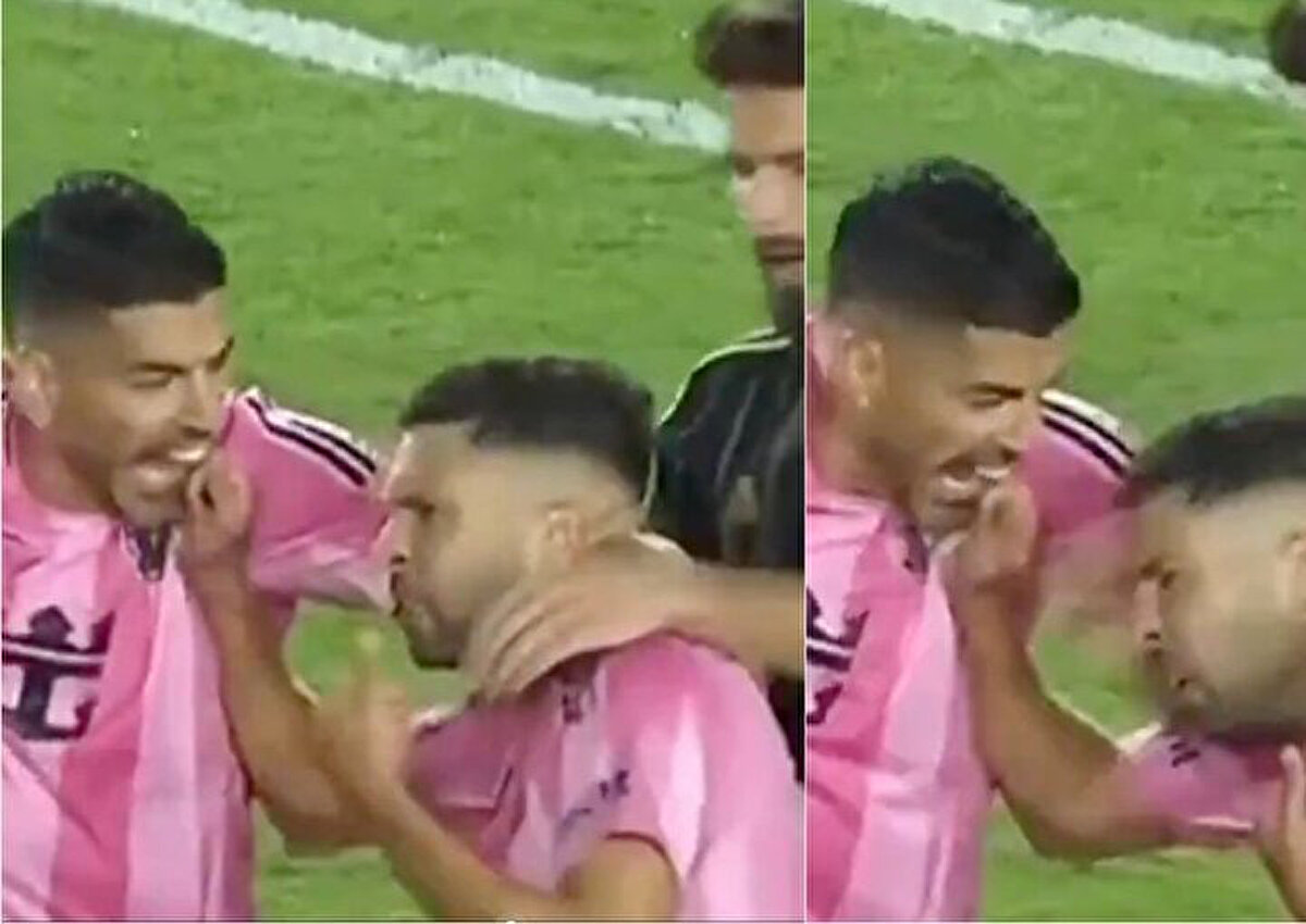 Olay, LAFC'li Marlon Santos'un sert müdahalesi sonrası yaşanan gerginlik sırasında meydana geldi.<br>