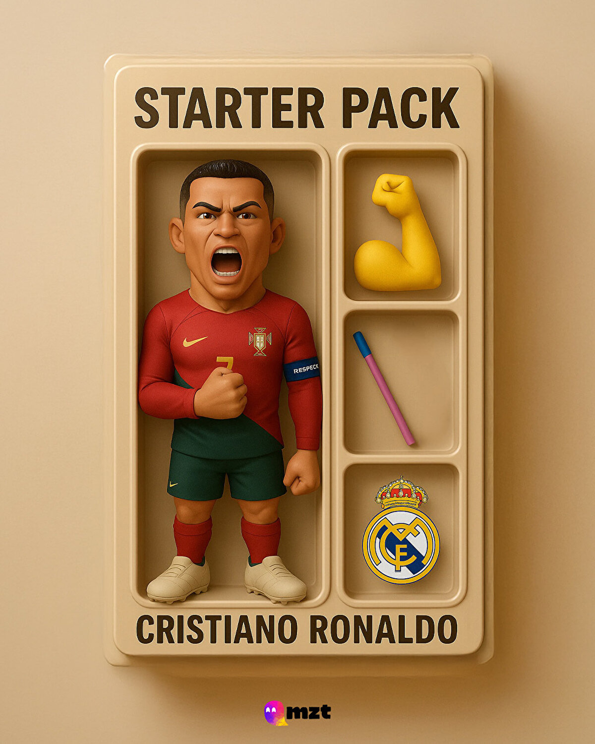 Futbol oyuncularının starter pack'leri