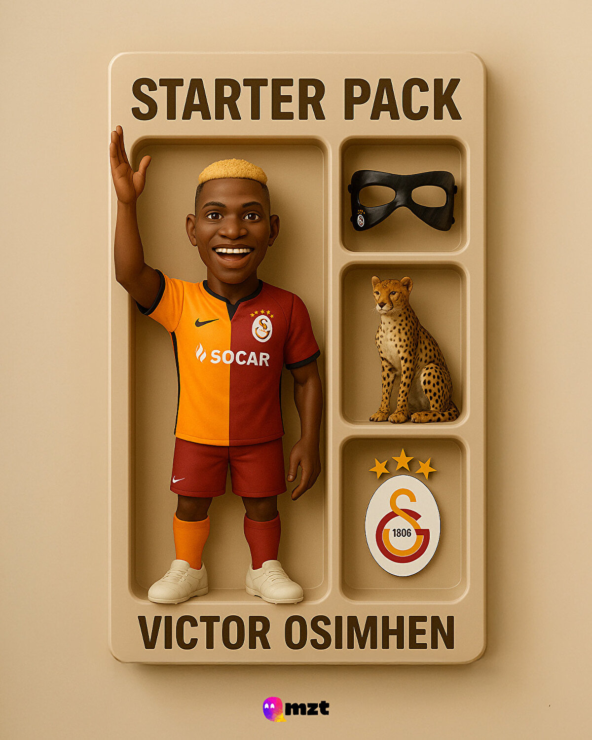 Futbol oyuncularının starter pack'leri