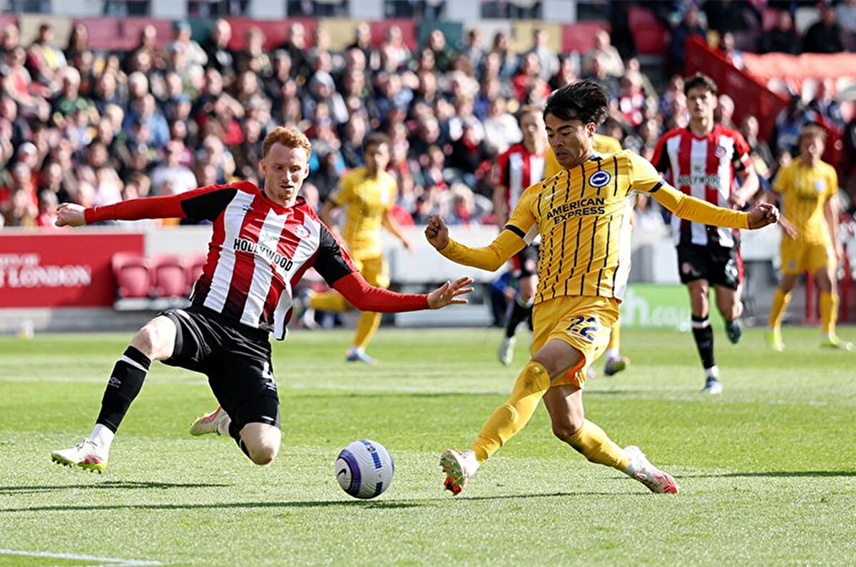 Premier Lig'in 33. haftasında Brentford ile Brighton arasındaki karşılaşma gol düellosuna sahne oldu. Ev sahibi Brentford, sahadan 4-2 galip ayrılırken yenilmezlik serisini 3 maça yükseltti.<br>
