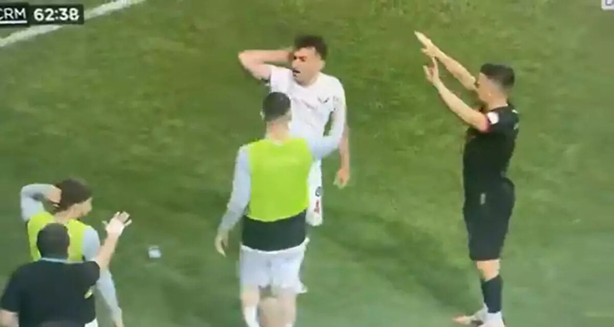 Zor sakinleşti<br><br>Burak Süleyman, yaptığı hareketler sonrası çok zor sakinleşti. Küfür ettiği de görülen yıldız oyuncunun, Amedspor tribünleriyle uzun süre tartışma yaşadı.