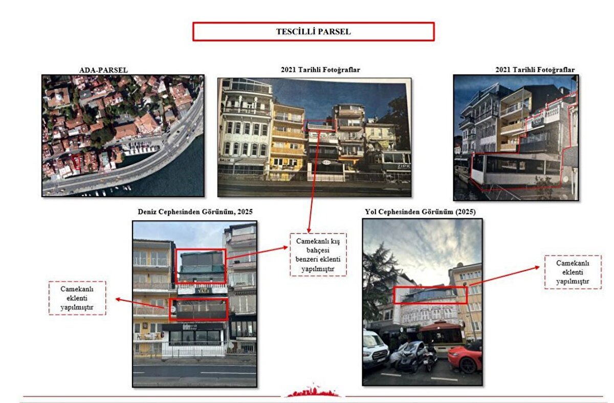 Uzmanlarca yapılan tespitlerin ardından, 2025 yılı başından itibaren gerçekleştirilen Koruma Kurulu toplantılarında toplam 106 taşınmaza ilişkin karar alındı.