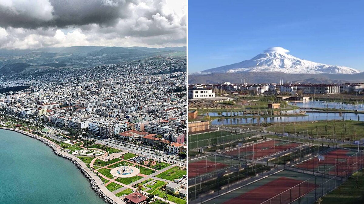 Hatay: 1.761.568<br><br>Iğdır: 300.151