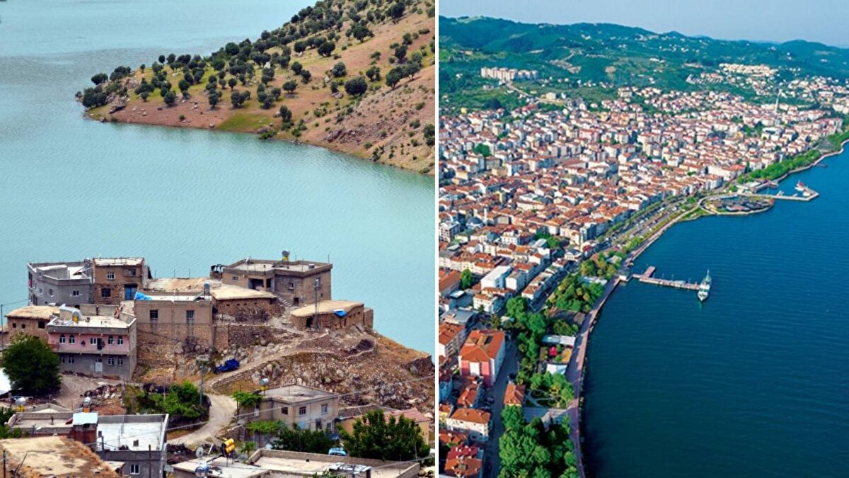 Kilis: 208.302<br><br>Kocaeli: 1.172.487