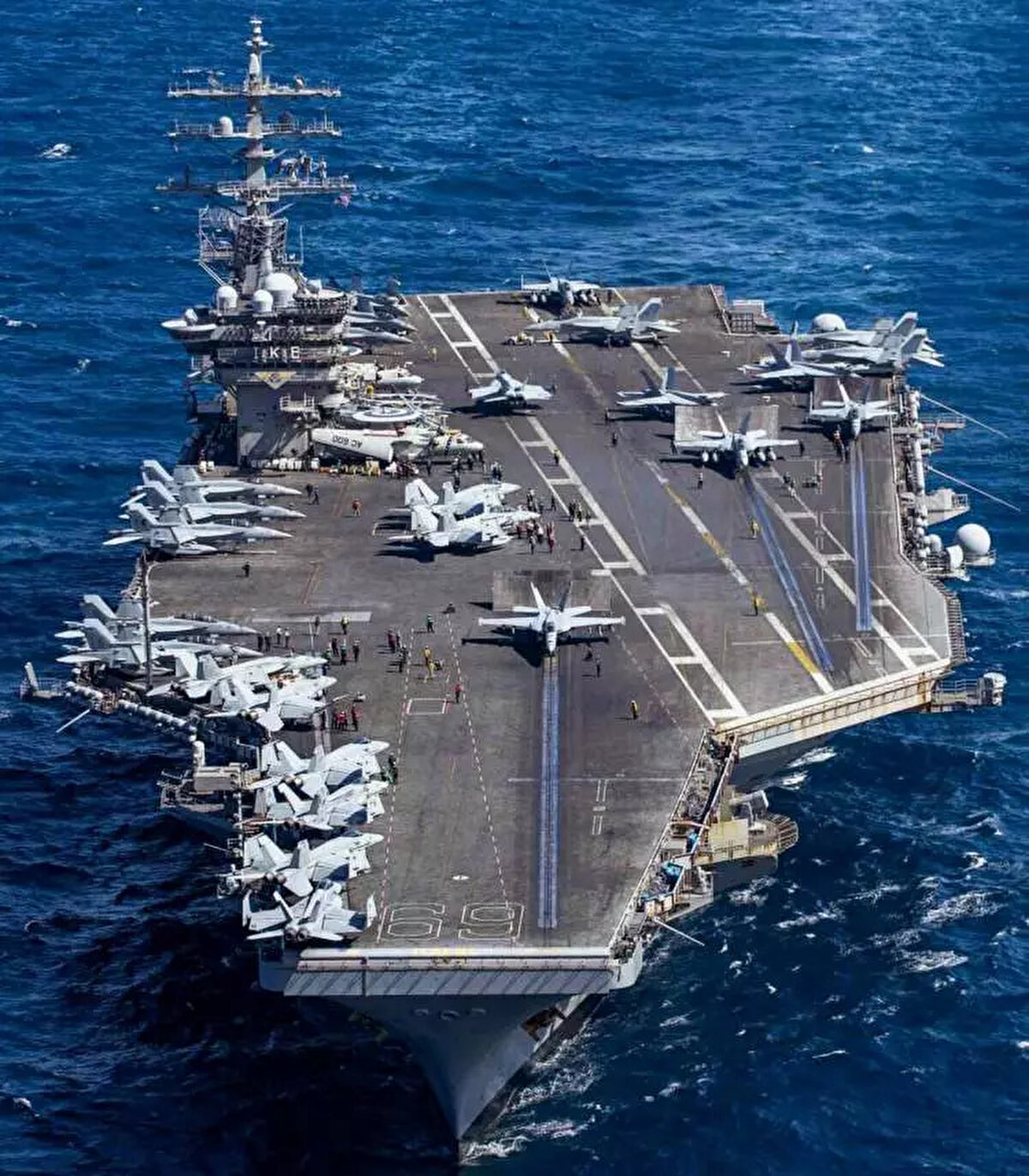 USS NIMITZ,<br><br> <br><br>USS DWIGHT D. EISENHOWER,<br><br> <br><br>USS CARL VINSON,<br><br> <br><br>USS THEODORE ROOSEVELT,<br><br> <br><br>USS ABRAHAM LINCOLN,<br><br> <br><br>USS GEORGE WASHINGTON