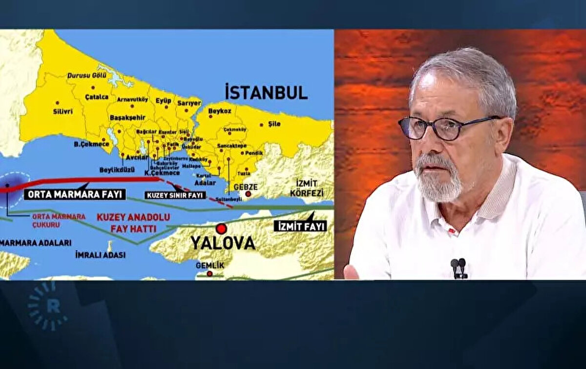 NACİ GÖRÜR: 7.5 BÜYÜKLÜĞÜNDE OLACAK-<br><br> <br><br>Beklenen İstanbul depremiyle ilgili Yer bilimci Prof. Dr. Naci Görür, "Adalar fayı en fazla 7, Kumburgaz fayı ise minimum 7.2 büyüklüğünde deprem üretiyor. İkisi birden kırılırsa ortalama 7.5 büyüklüğünde olacak ve yaklaşık 2 dakikaya yakın sürecek. Tek seferde kırılırsa bir dakikadan fazla sürer. Bütün simülasyonlar 7.5 üzerinde yapılıyor." ifadelerini kullanarak uyarılarda bulunmuştu.