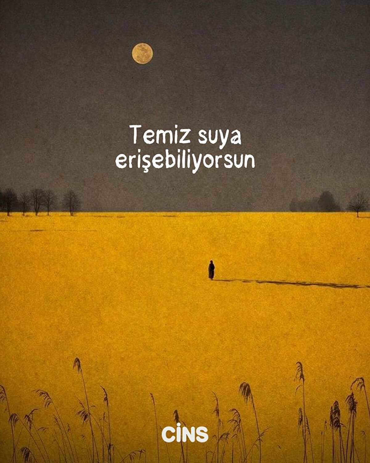 Temiz suya erişebiliyorsun