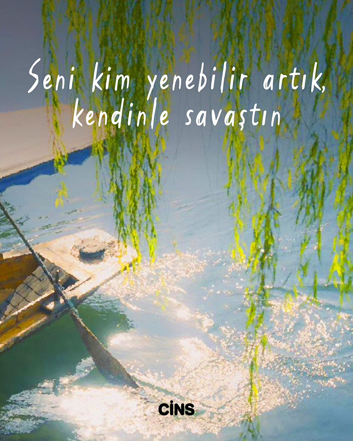 Seni kim yenebilir artık, kendinle savaştın