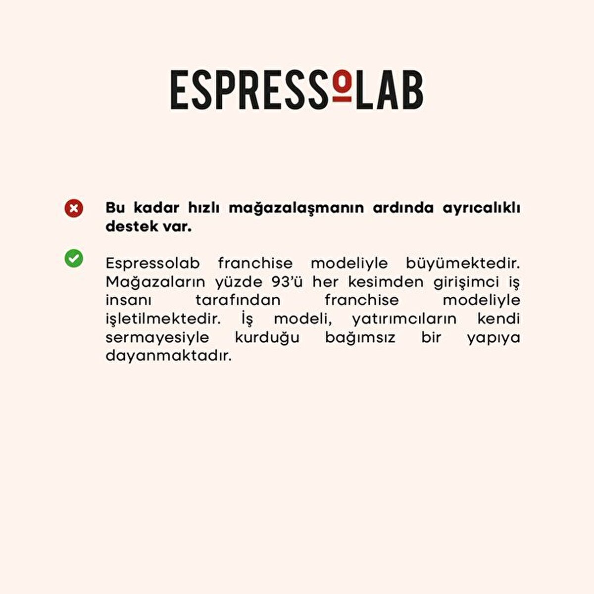 "4-Espressolab’in hızlı mağazalaşmasının ardında ayrıcalıklı destek olduğu iddiası"
