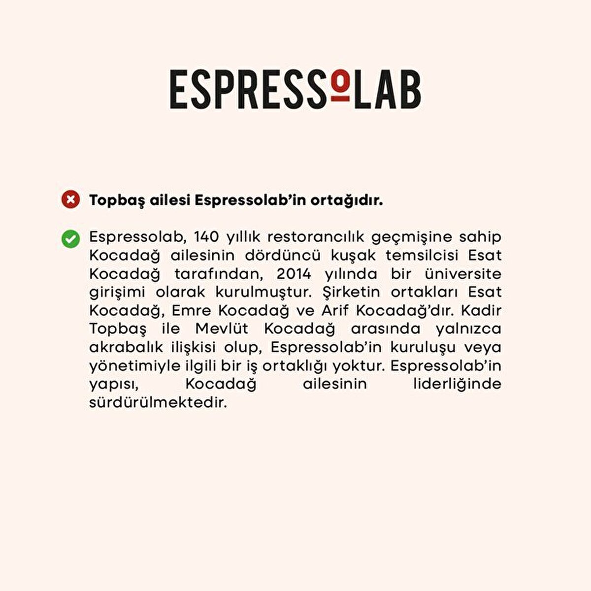 3-Topbaş ailesinin Espressolab’e ortak olduğu iddiası