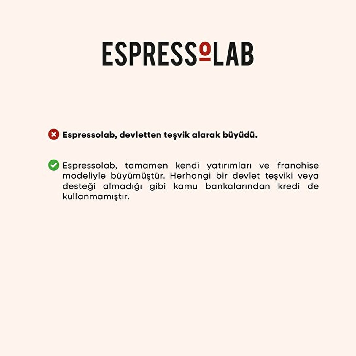 "5-Espressolab’in devletten teşvik alarak büyüdüğü iddiası"