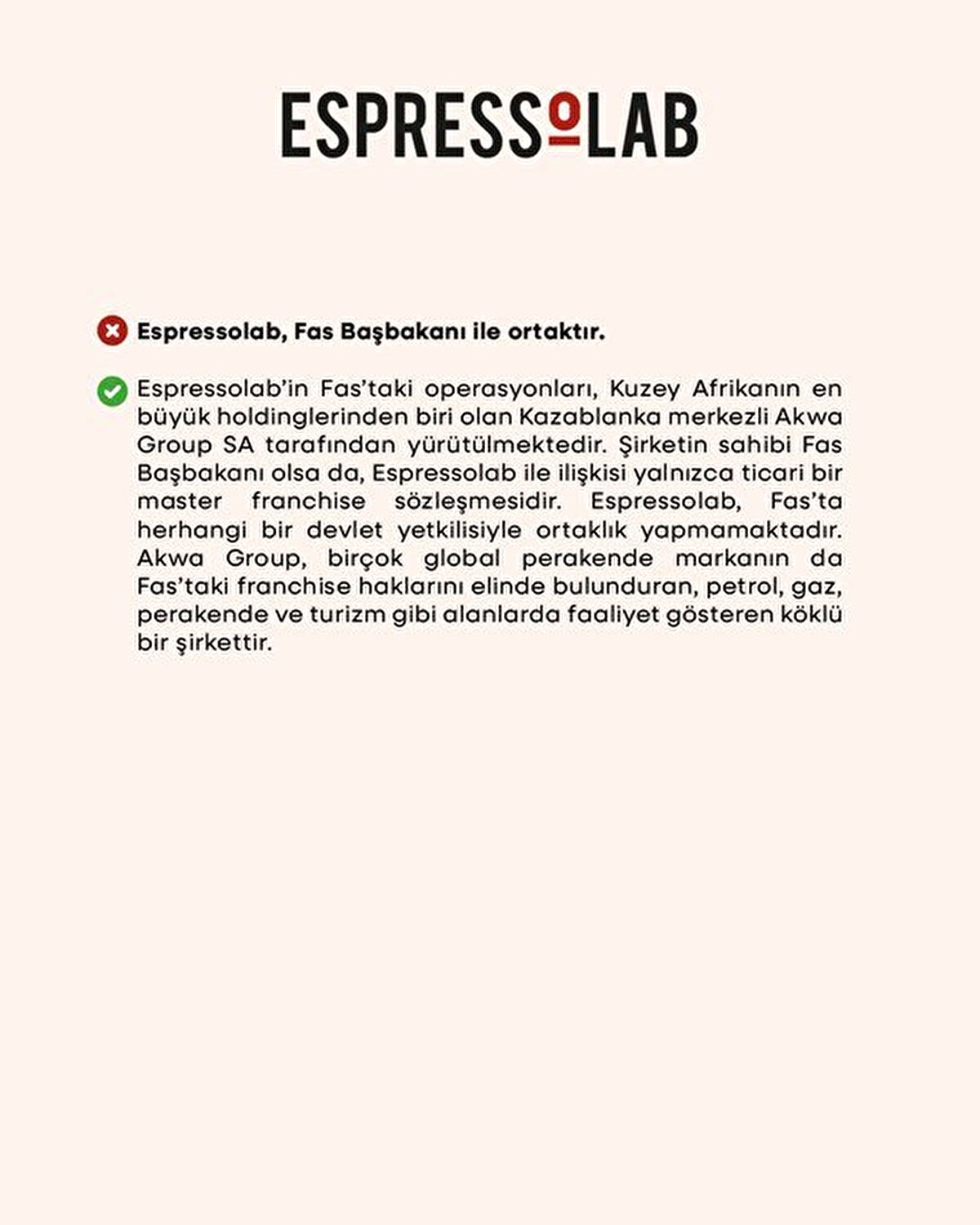 "11-Espressolab’in, Fas Başbakanı ile ortak olduğu iddiası"