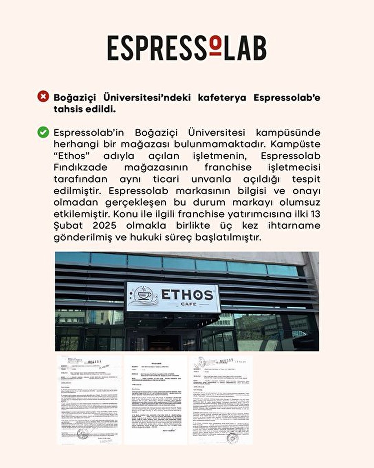"9-Boğaziçi Üniversitesi’ndeki kafeteryanın Espressolab’e tahsis edildiği iddiası"