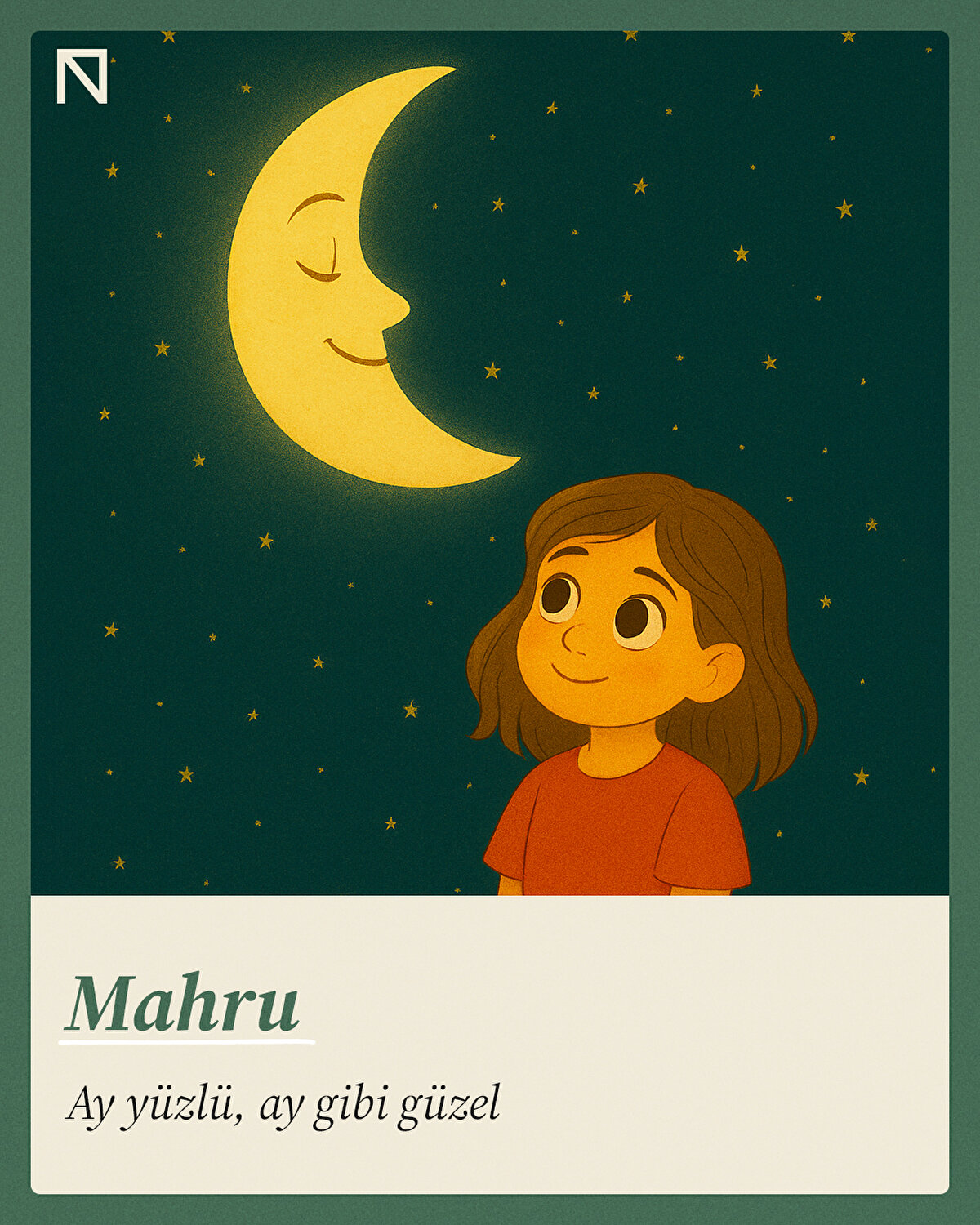 Ay yüzlü, ay gibi güzel