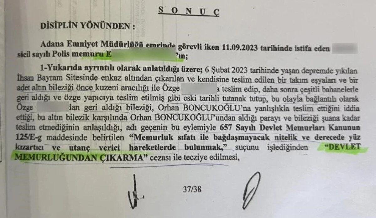 İlk suç duyurusundan sonuç çıkmadı<br><br>Avukat Subaşı, polis memuru E.C. hakkında Adana Cumhuriyet Başsavcılığı'na suç duyurusunda bulundu.<br><br>Ancak dönemin savcısı takipsizlik kararı verdi.<br><br>Bunun üzerine avukat Subaşı, savcının verdiği takipsizlik kararı üzerine Sulh Ceza Mahkemesi'ne başvurdu ve dönemin savcısının verdiği karar kaldırılıp soruşturma izni verildi.<br><br>Bunun üzerine Emniyet Genel Müdürlüğü konuyla ilgili müfettiş görevlendirdi.