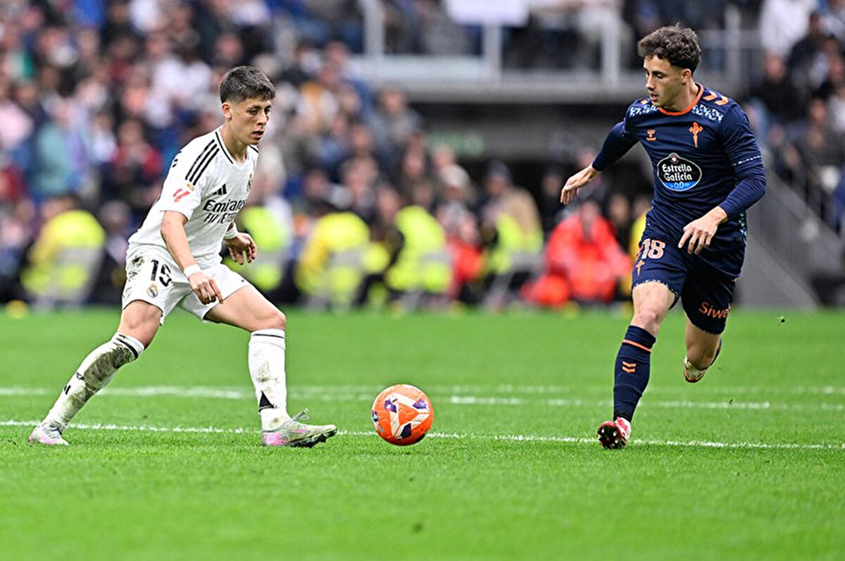 LaLiga'nın 34. haftasında Real Madrid sahasında Celta Vigo'yu 3-2 yendi. Milli futbolcu maça ilk 11'de başladı ve birer gol ve asist yaptı. İspanya basını Arda Güler'in performasından övgüyle bahsederken, Ancelotti'te Arda'yı yedek bıraktığı için tepki gösterdi.<br>