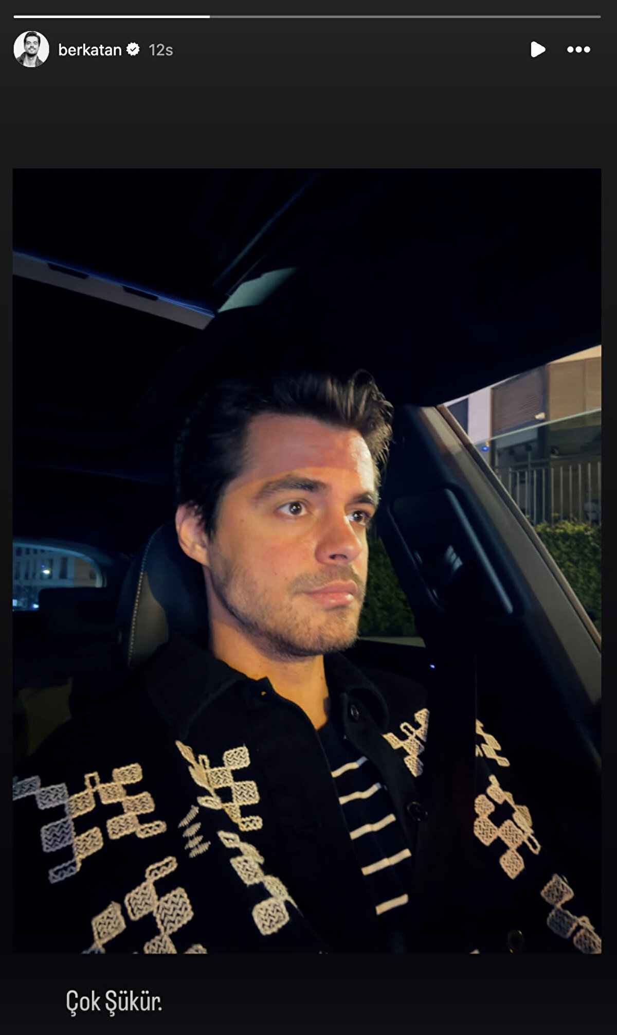 "Çok şükür" açıklaması ile paylaştığı işte o fotoğraf...