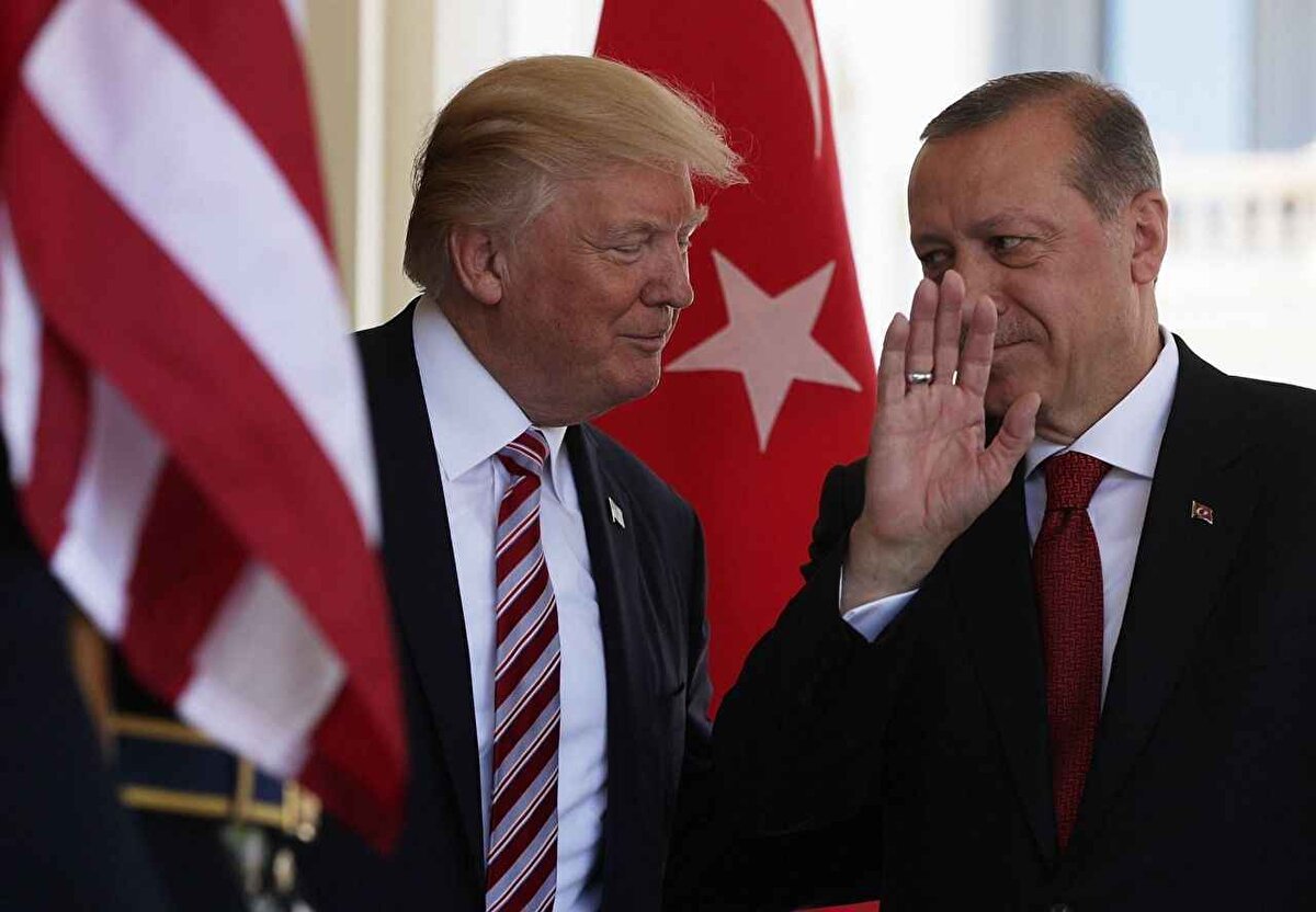Trump'a Türkiye daveti<br><br>Cumhurbaşkanı Erdoğan, görüşmede ABD Başkanı Trump’ı Türkiye’ye davet etti.