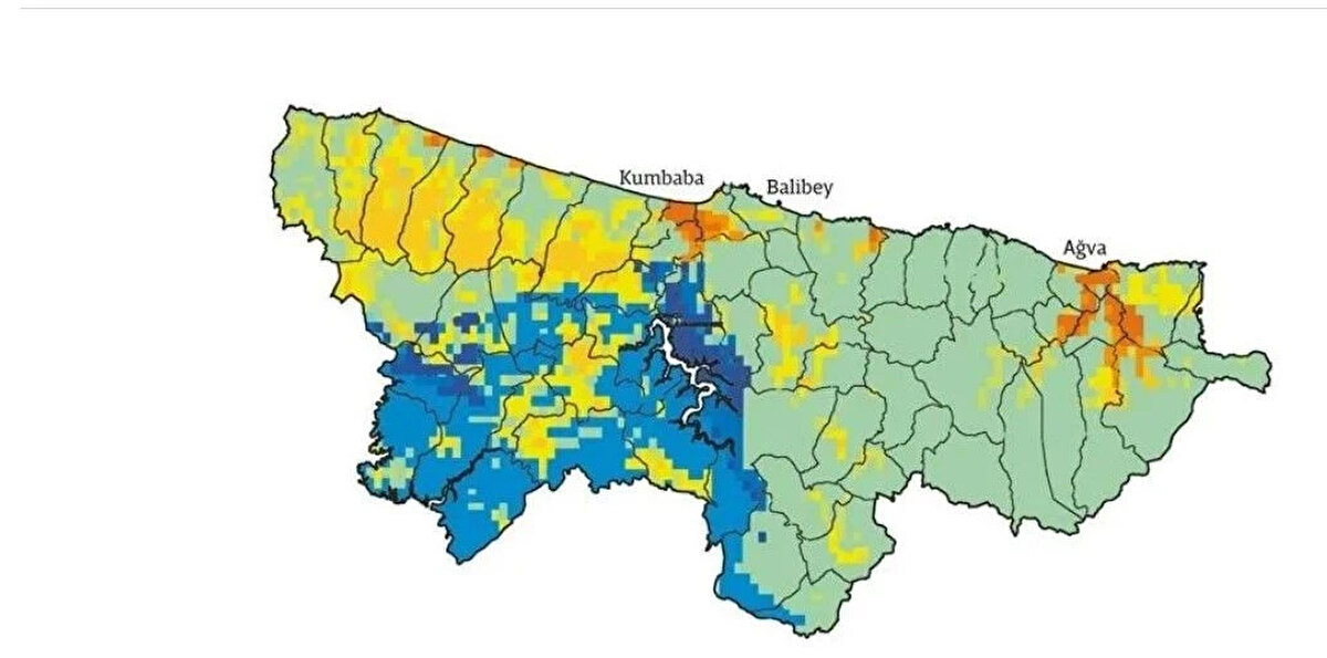 ŞİLE<br><br>İlçede bulunan binaların %83.2’sinin depremde herhangi bir hasar almayacağı öngörülüyor. Yaklaşık 19 bin binanın depremi ya hasarsız ya da sadece hafif hasarla atlatacağı tahmin ediliyor. Yapıların %12’sinin hafif, %4’ünün orta, %0.6’sının ağır ve %0.2’sinin çok ağır düzeyde hasar göreceği belirtiliyor. Orta ve daha üst seviyede hasar alacak bina oranı %4.8 olarak hesaplanıyor. Deprem sonrası yaklaşık 2 bin 600 kişinin acil barınma ihtiyacı doğacak.