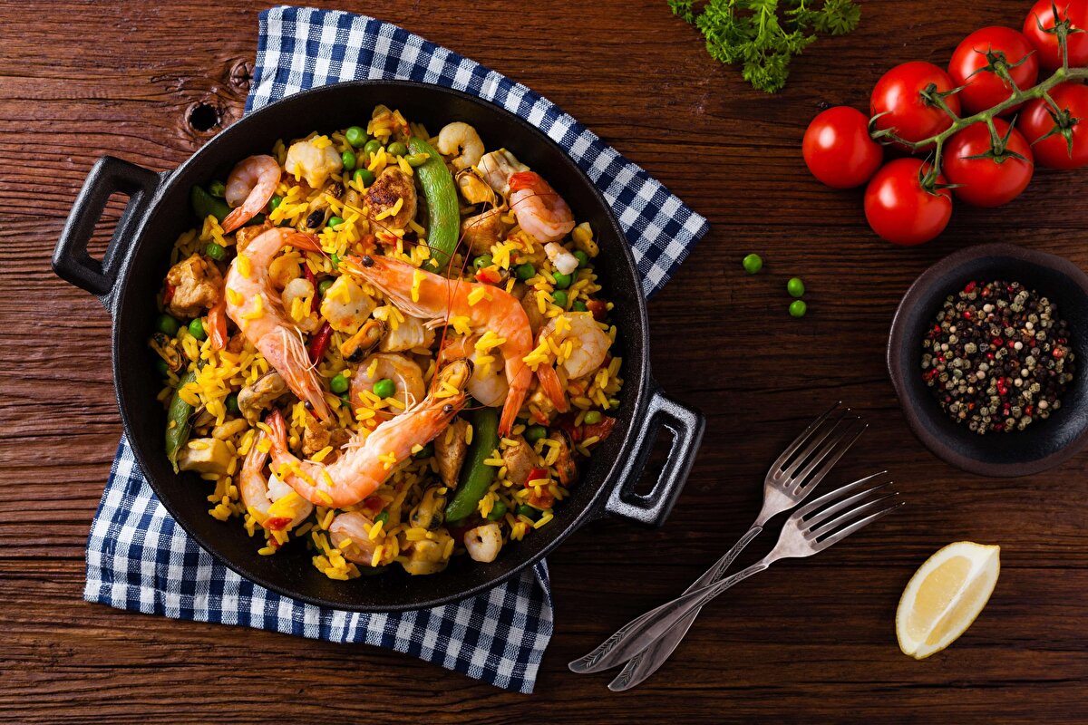 8. Paella (İspanya)<br>