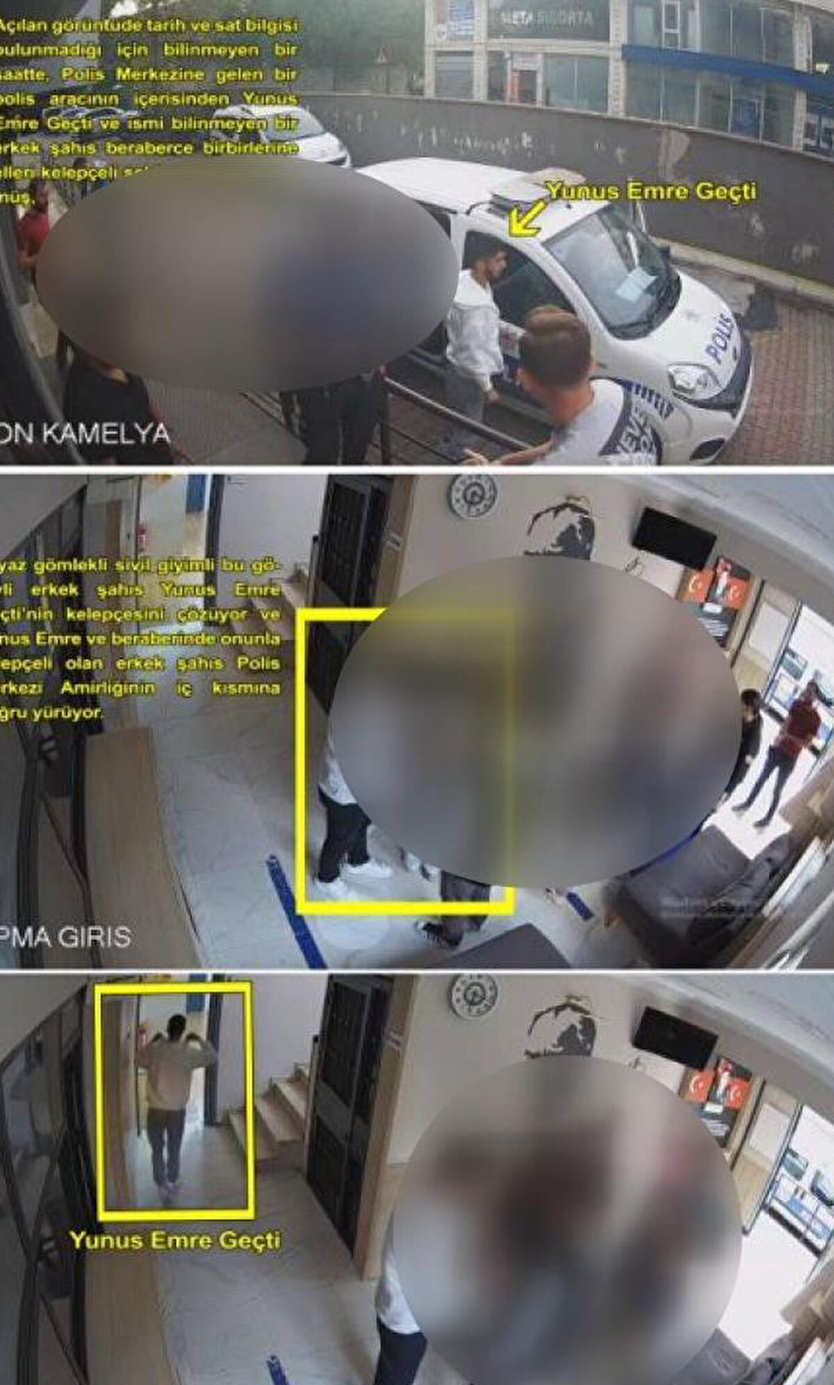 Komiser Abdullah A.’nın ise olay anında amir odasında olduğu, Geçti’nin yalnız başına beklediğini ve tedbir alınmadığını etrafı izlediği güvenlik tedbirlerini almadığı vurgulandı. Polis memuru Kürşat Hakkı S.’nin ise kaçan Yunus Emre Geçti'yi yakalamaya çalışırken görev silahının alınmasına sebep olduğu, bu silahla ateş açan şahsın polis memuru Şeyda Yılmaz’ın ölümüne neden olduğu kaydedildi.