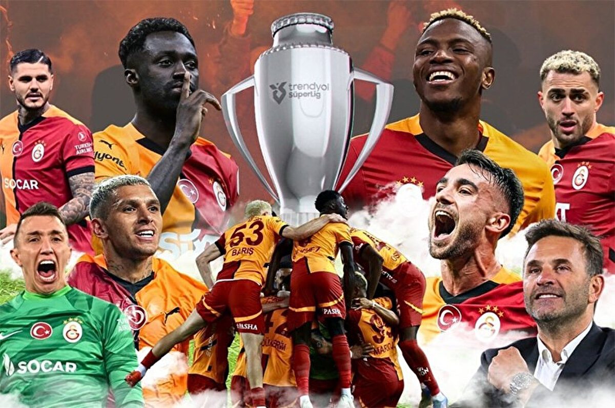 Sarı-kırmızılılar, 25. kez Süper Lig'de şampiyonluğa ulaşırken maçın ardından kulübün sosyal medya hesaplarından arka arkaya paylaşımlar yapıldı.<br>