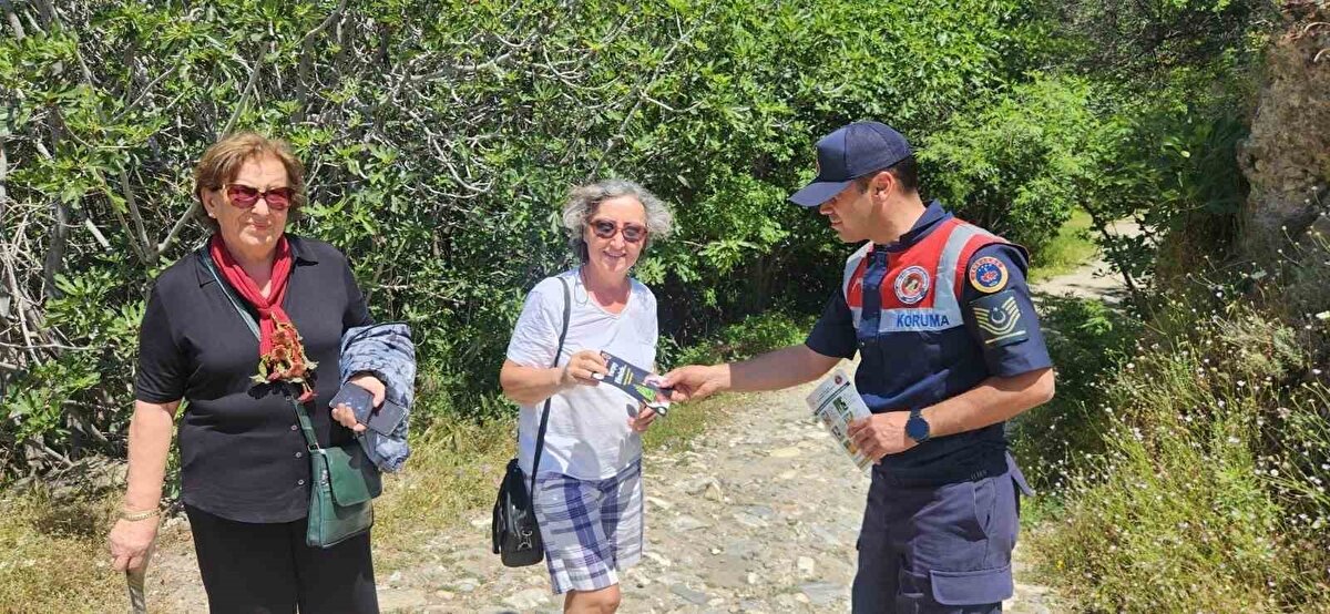 Konu ile ilgili Aydın İl Jandarma Komutanlığı’ndan yapılan açıklamada "Aydın İl Jandarma Komutanlığı Çevre, Doğa ve Hayvanları Koruma Tim Komutanlığınca Söke ilçesi Eski Doğanbey mahallesi sınırları içerisinde yetişen koparılması ve zarar verilmesi durumunda 2872 sayılı Çevre Kanunun madde 20 K bendi gereğince 557 bin 212 lira idari para cezası bulunan endemik bitki türü Tüylü Çan Çiceği’nin kontrolü yapılmıştır.
