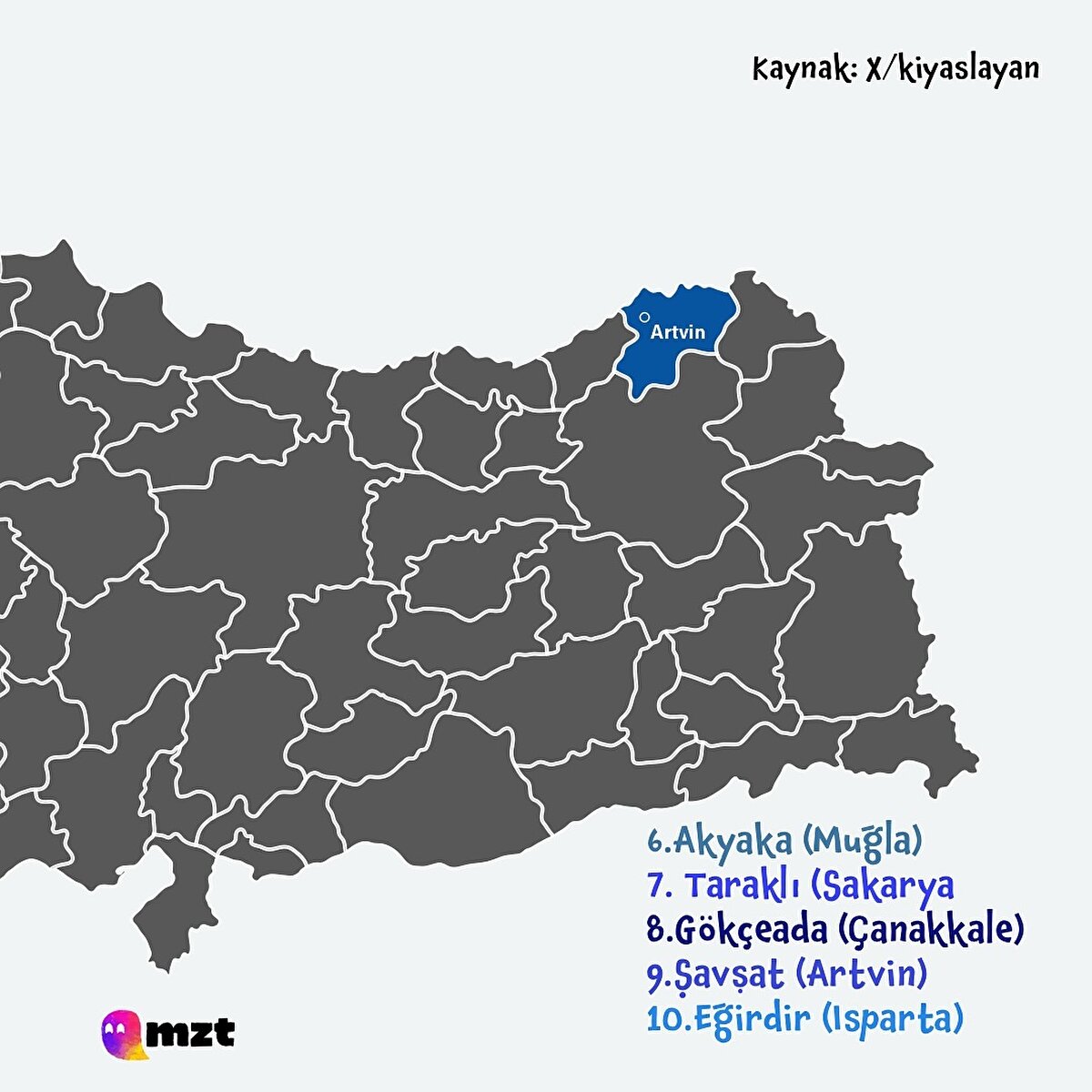 Türkiye’nin en huzurlu ilçeleri 